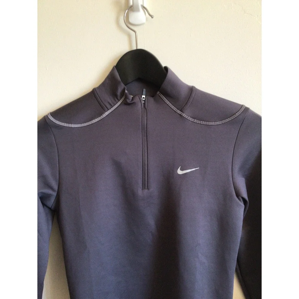 Nike Swift Therma-FIT ADV Running Half Zip Pullover XS Gray Reflective NWT